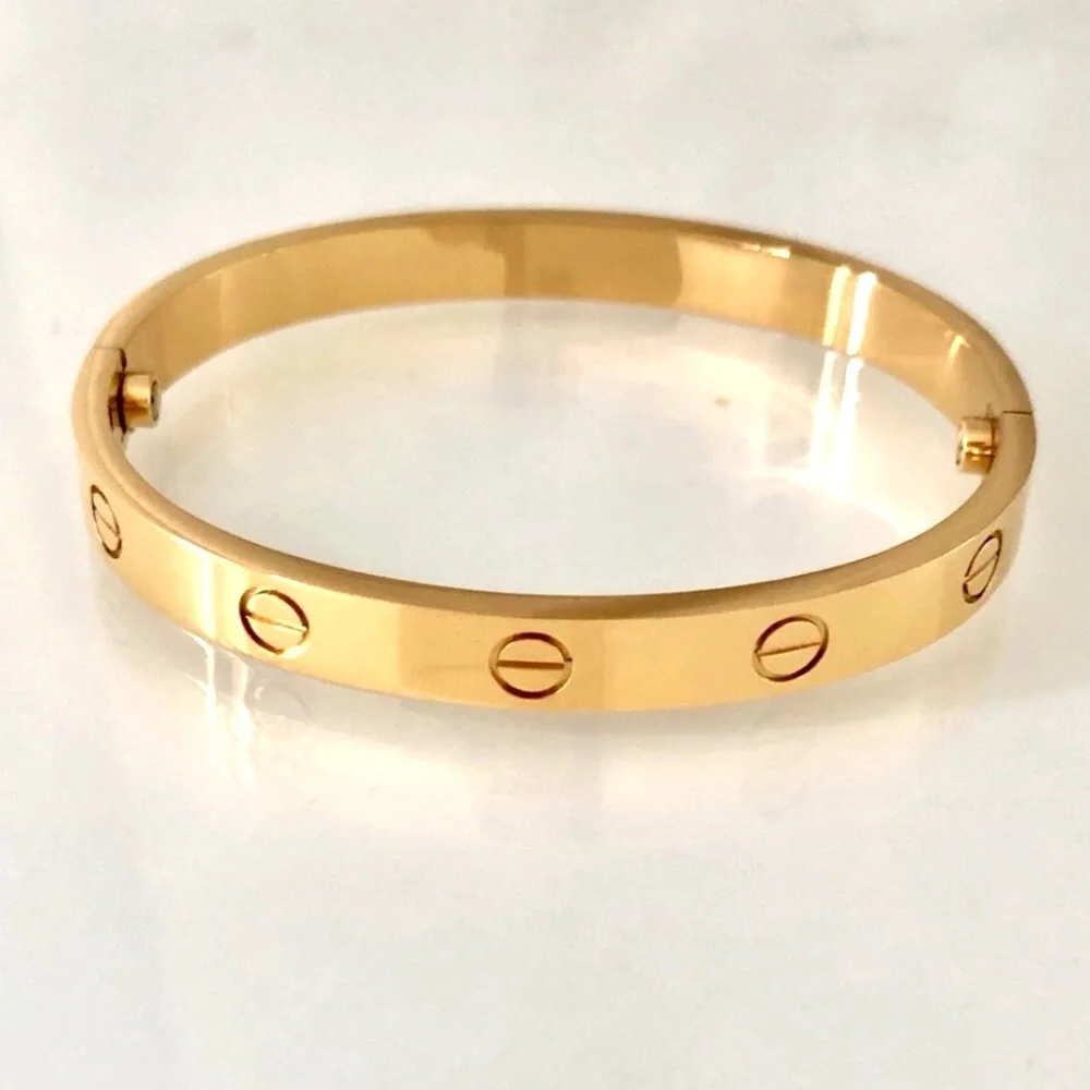 Gold Screw Classic Model Bracelet